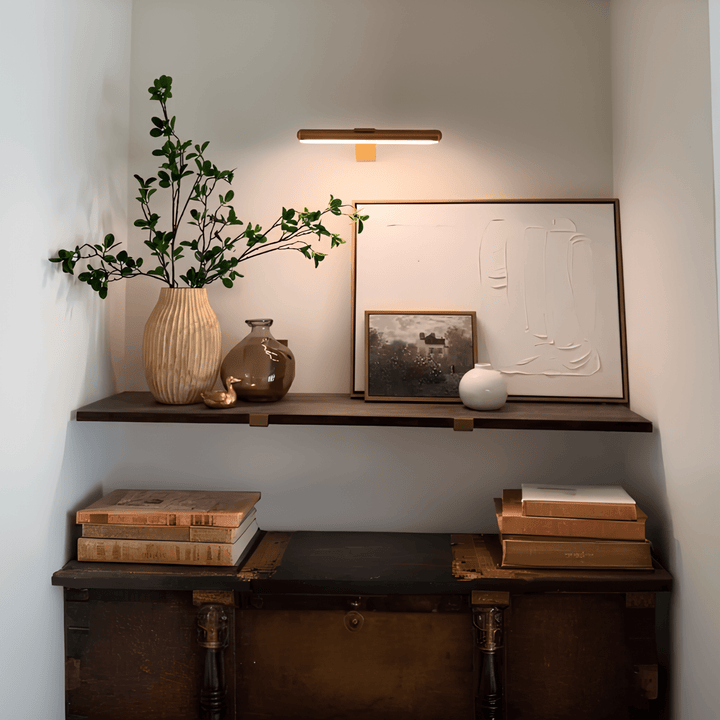 Modern Linear LED Wall - Mounted Gallery Light - Wall Light - Gold - Oaksoho
