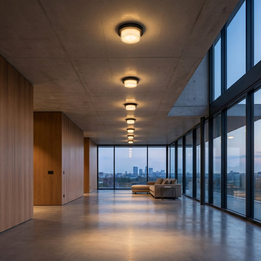 Modern Round LED Wall and Ceiling Light - Ceiling light - Oaksoho