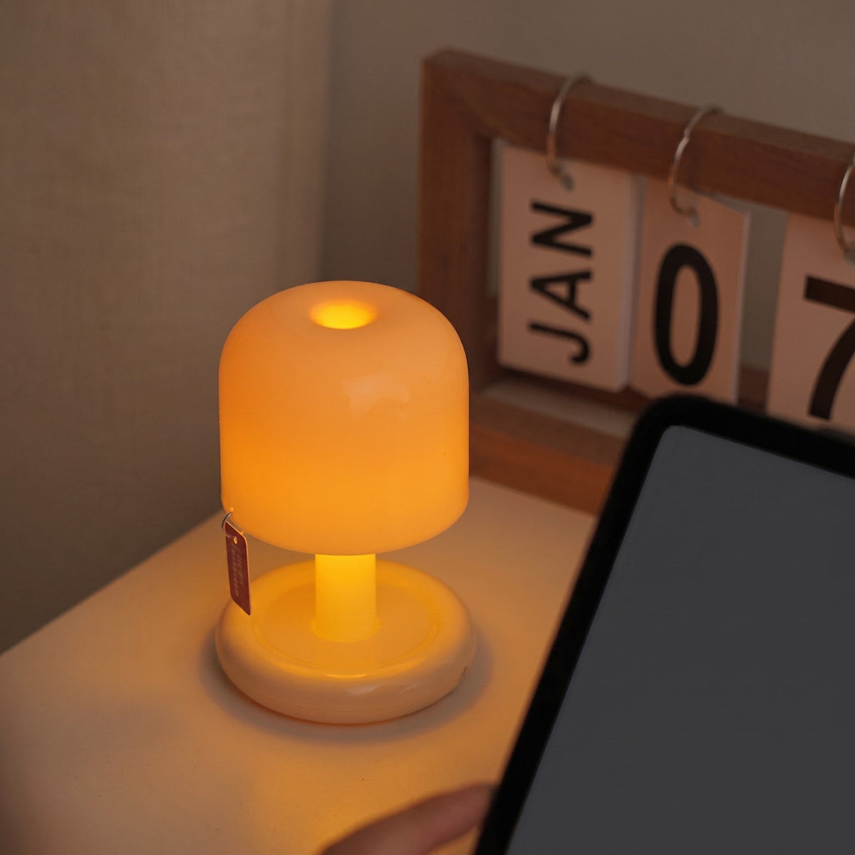 Mushroom Shaped Rechargeable Portable Table Lamp - Table Lamps - Default - Oaksoho