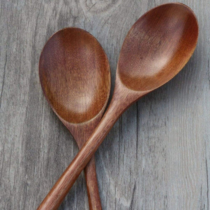 Natural wooden spoons with long handles - Wooden spoon - Oaksoho