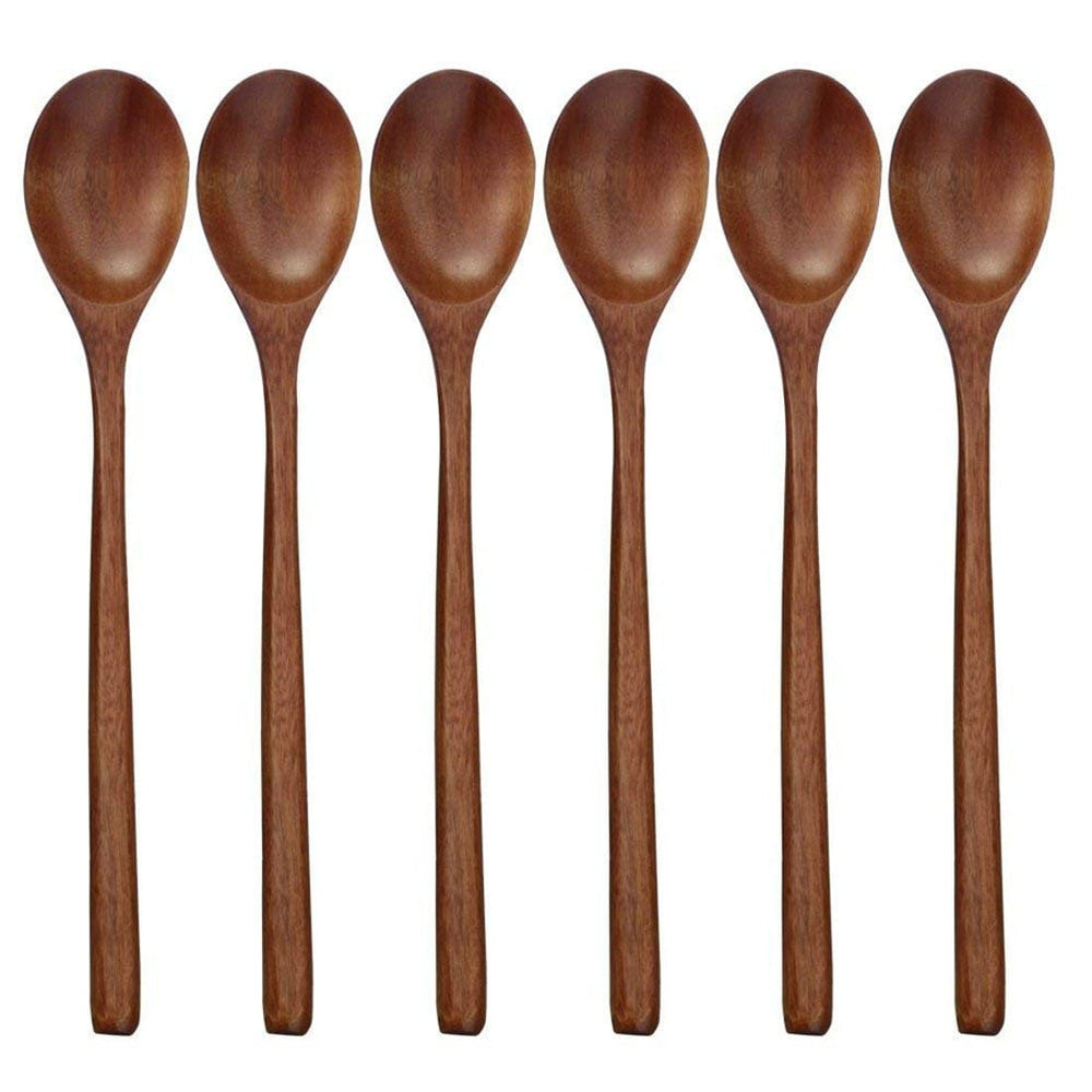 Natural wooden spoons with long handles - Wooden spoon - Oaksoho