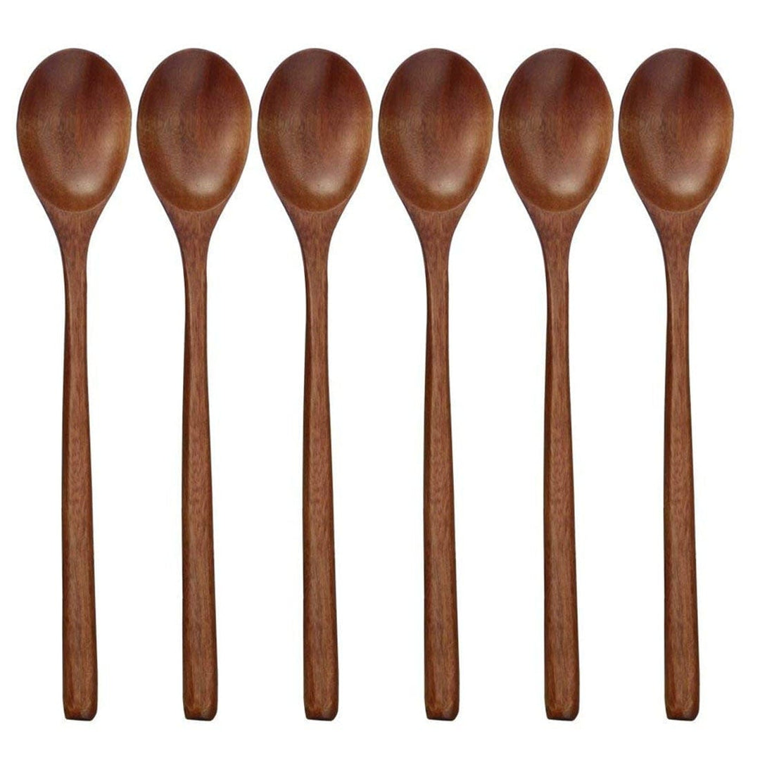 Natural wooden spoons with long handles - Wooden spoon - Oaksoho
