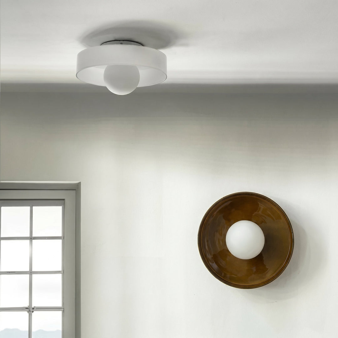 Noah – Glass Ceiling Light in Nordic Style - Deckenleuchten - White - Oaksoho