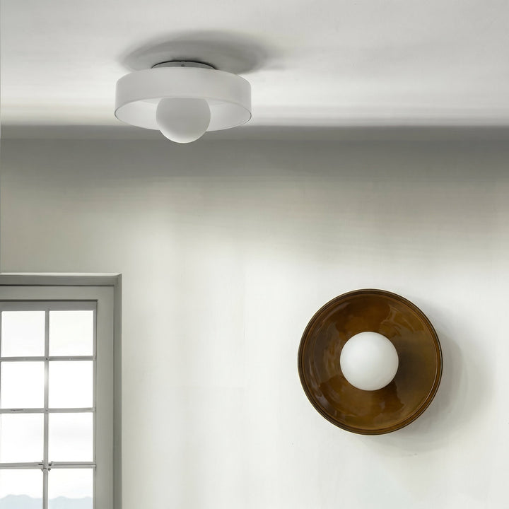 Noah – Glass Ceiling Light in Nordic Style - Deckenleuchten - White - Oaksoho