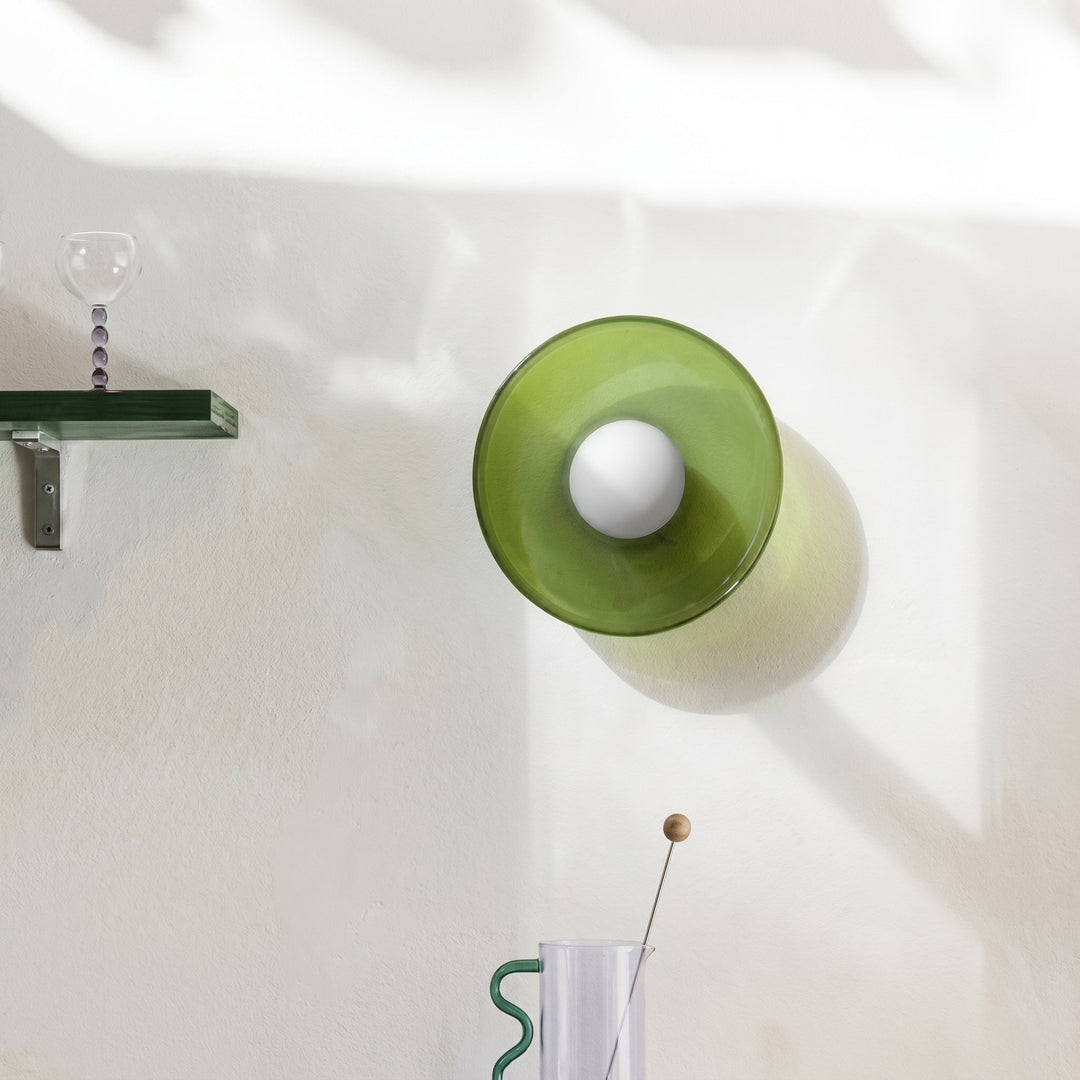 Noah – Glass Ceiling Light in Nordic Style - Deckenleuchten - Green - Oaksoho