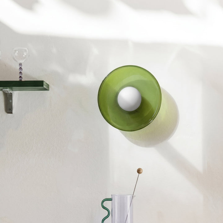 Noah – Glass Ceiling Light in Nordic Style - Deckenleuchten - Green - Oaksoho