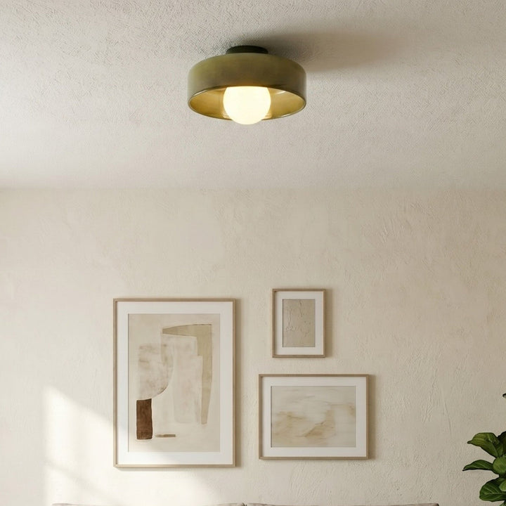 Noah – Glass Ceiling Light in Nordic Style - Deckenleuchten - Green - Oaksoho