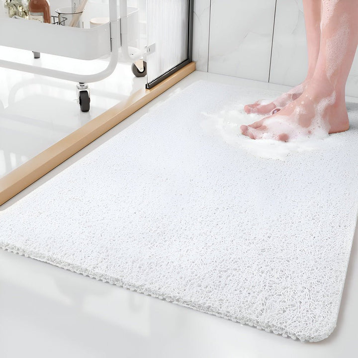 Non - slip shower mat, soft and quick - drying - Duschmatten - White - Oaksoho