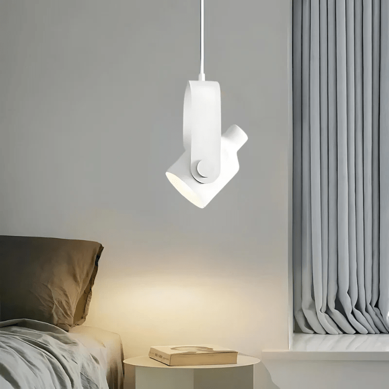 Nordic Hanging Spotlight for Accent Lighting in Indoor Spaces - Pendant Lights - White - Oaksoho