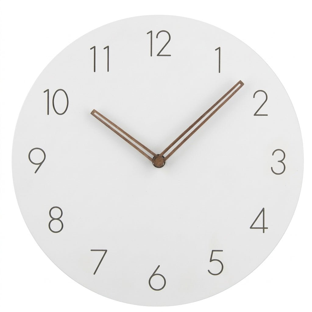 Nordic Wall Clock with Matte Dial without Frame