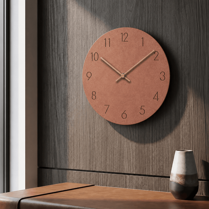 Nordic Wall Clock with Matte Dial without Frame