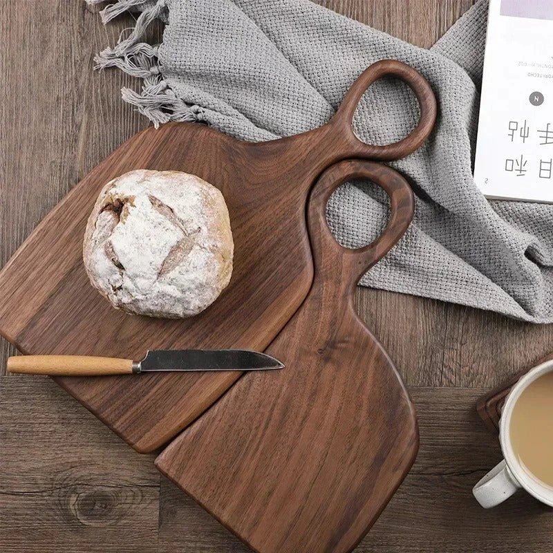 NutriCraft – Luxurious Walnut Cutting Board with Dual Functionality for Kitchen and Presentation - Cutting Boards - Oaksoho