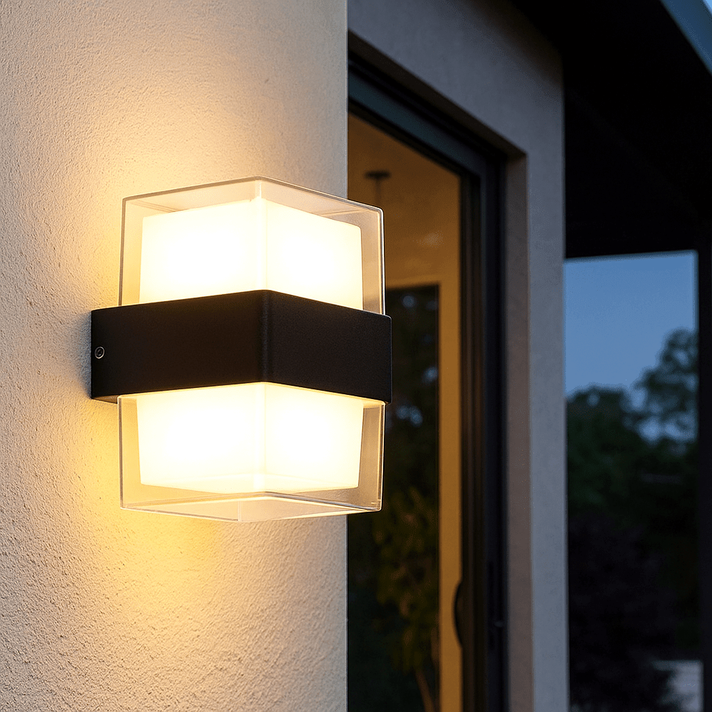 Outdoor Wall Light with Motion Sensor - Wall light - Model I - Oaksoho