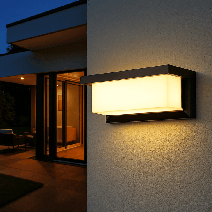 Outdoor Wall Light with Motion Sensor - Wall light - Model I - Oaksoho
