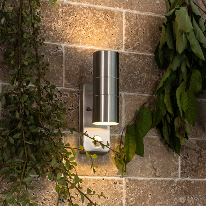 Outdoor wall light with up - down light effect and motion detector - Wall Light - Oaksoho