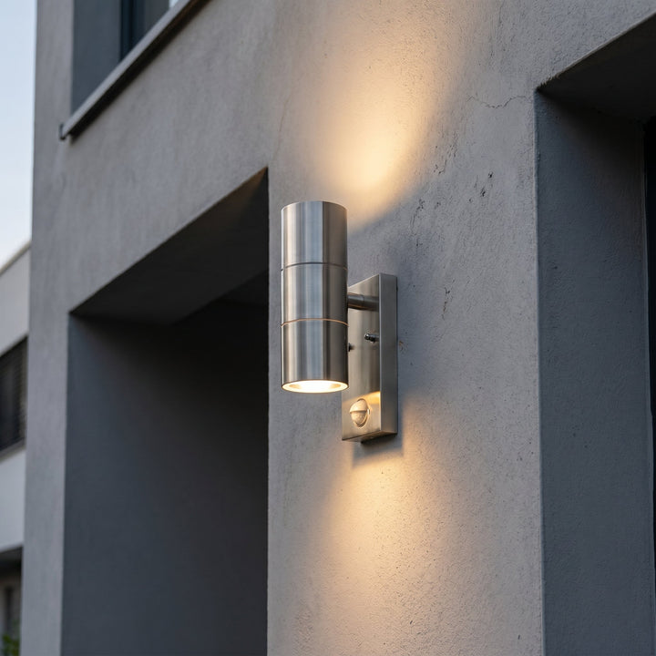 Outdoor wall light with up - down light effect and motion detector - Wall Light - Oaksoho