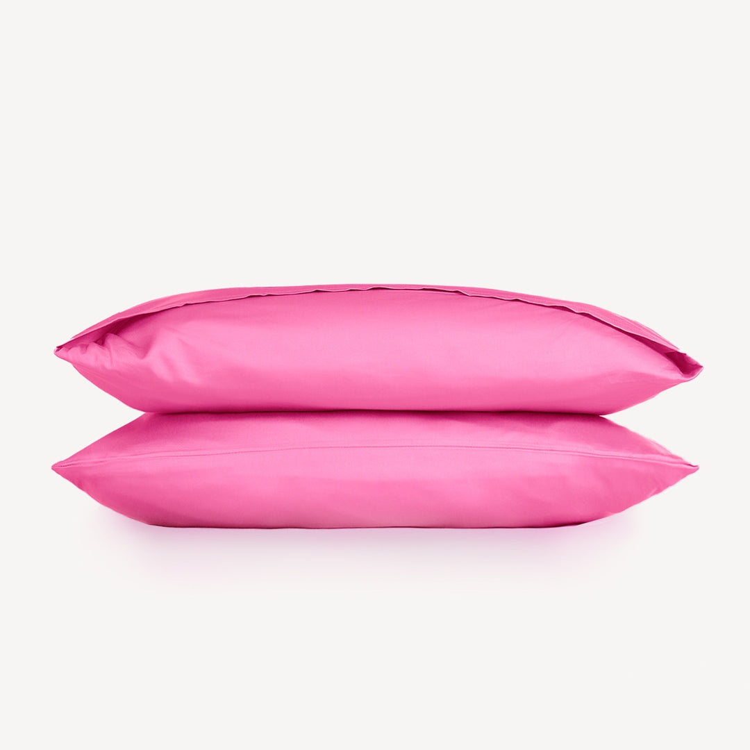 Pillow Covers with Pet Hair Defense - Pillowcase - Barbie Pink - Oaksoho