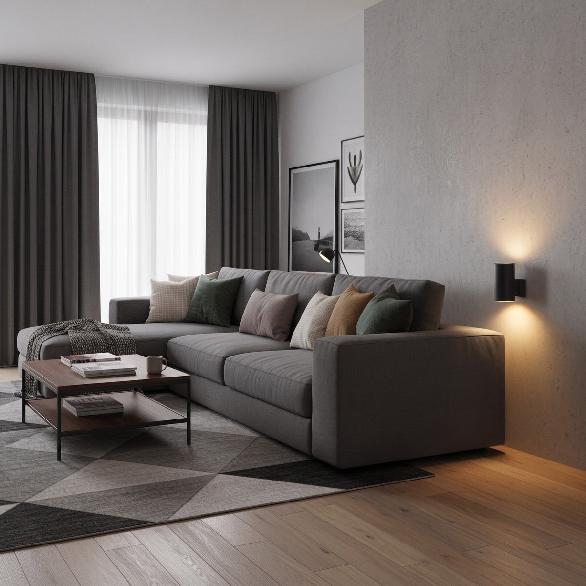 Plug-In Wall Light with Warm Glow Effect - Wall Light Fixtures - Oak Soho