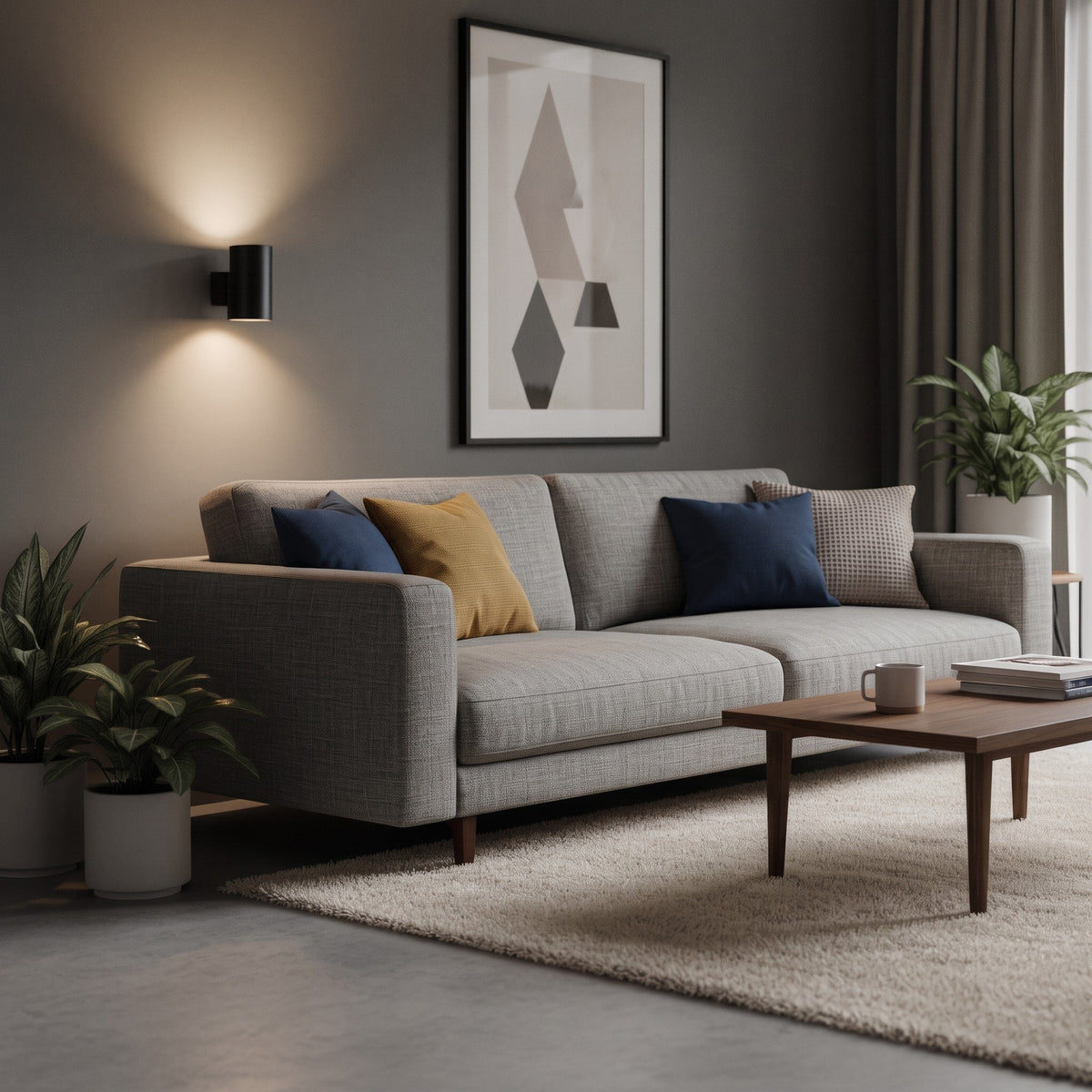 Plug-In Wall Light with Warm Glow Effect - Wall Light Fixtures - Oak Soho