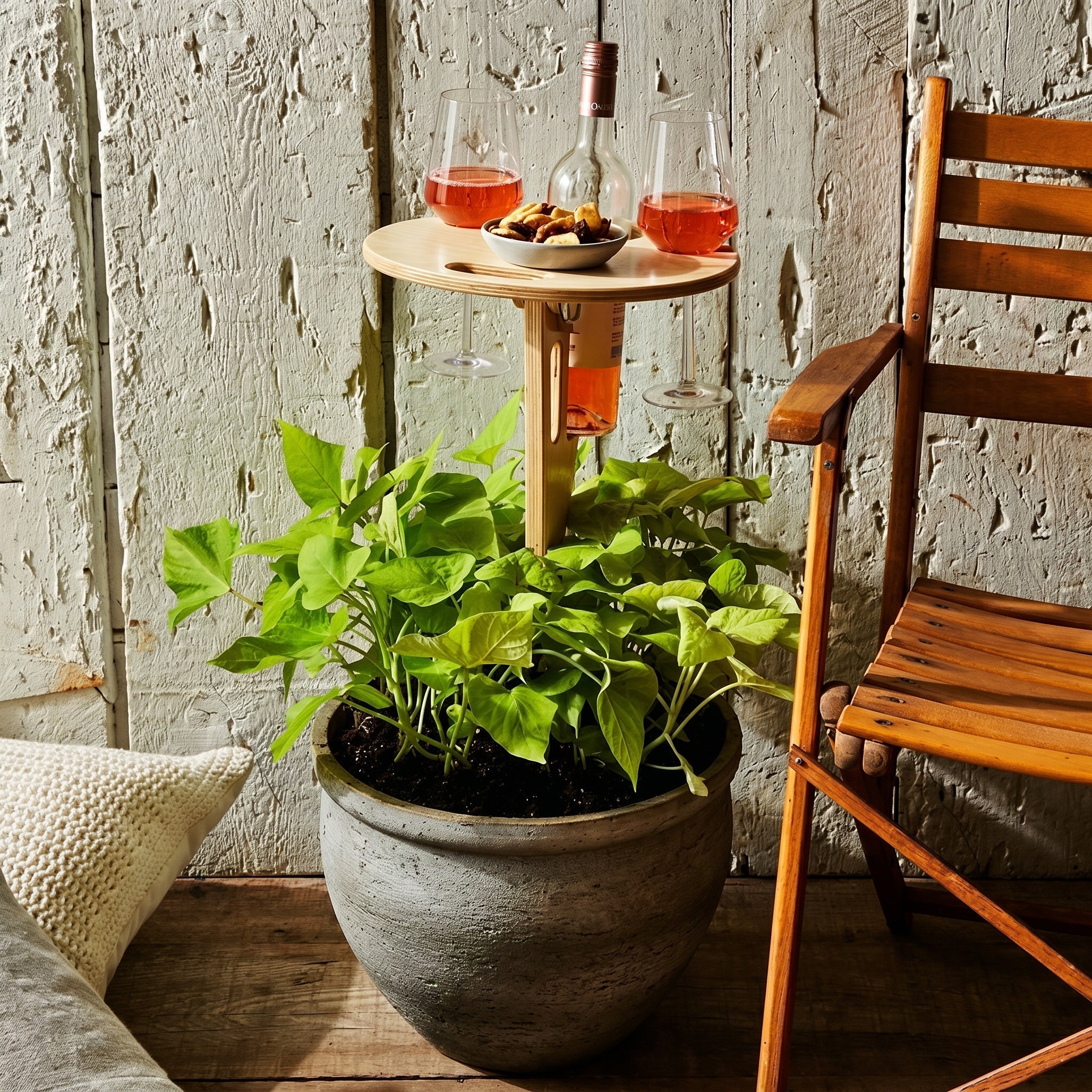 Portable Foldable Wine Table for Outdoor Use - Portable Table - Oaksoho