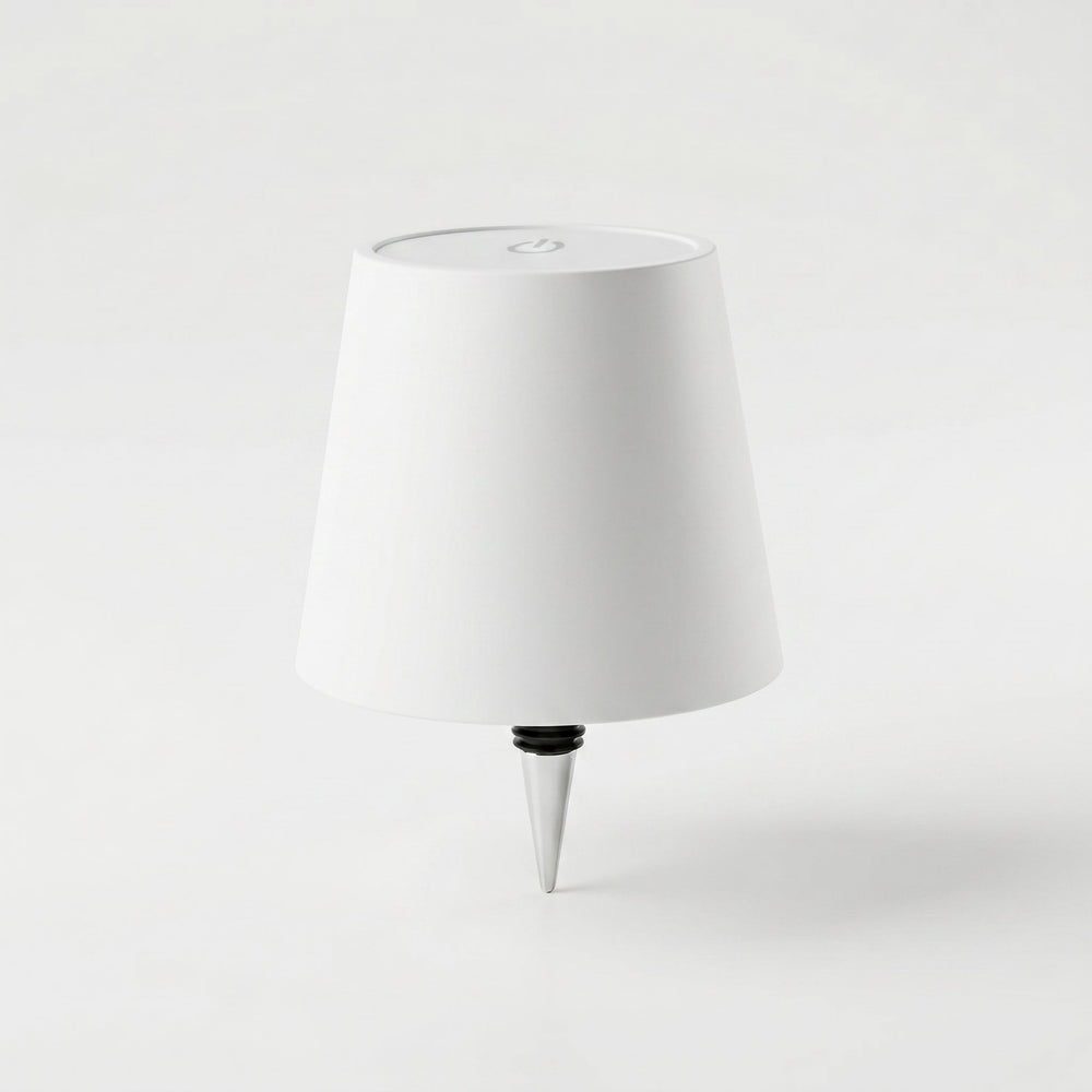 Portable LED Table Lamp Wine Bottle Attachment Design - Table Lamps - White - Oaksoho