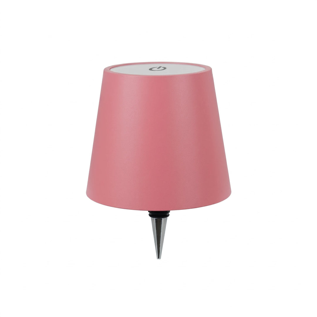Portable LED Table Lamp Wine Bottle Attachment Design - Table Lamps - Pink - Oaksoho