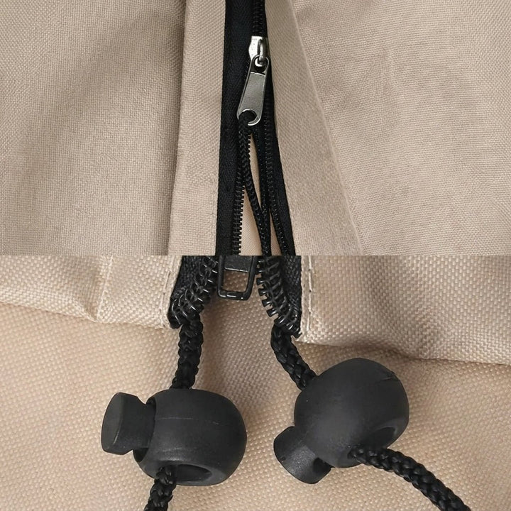Protective Cover for Outdoor Parasol with Zip - Parasol Protective Cover - Oaksoho