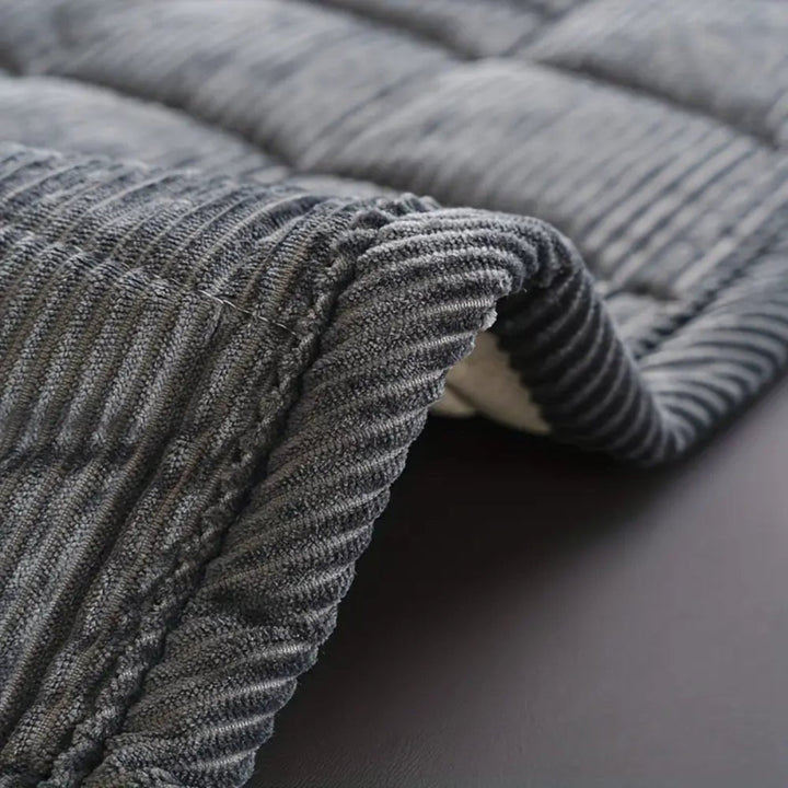 Quilted Sofa Protector - Sofa Protector - Silver - Oaksoho