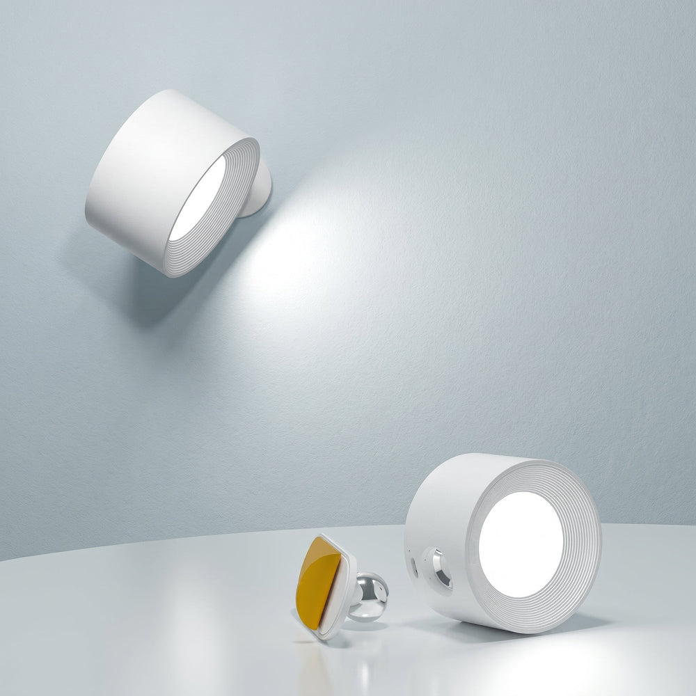 Rechargeable Magnetic LED Spot Wall Light - Wall Light - White - Oaksoho