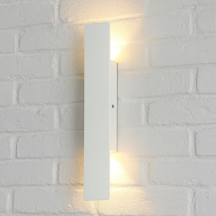 Rectangular LED outdoor wall light with up and down light - Wall Lights - 24W - Oaksoho