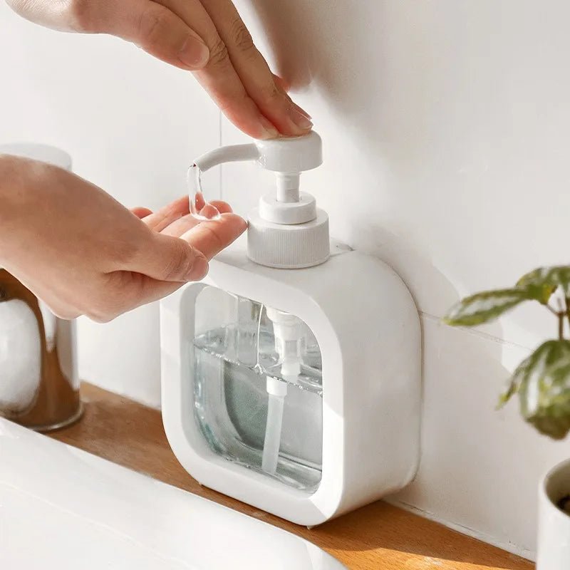 Refillable Soap Dispenser in Modern Design for Bathroom and Kitchen - Soap Dispenser - 17 cm - Oaksoho