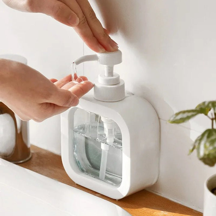 Refillable Soap Dispenser in Modern Design for Bathroom and Kitchen - Soap Dispenser - 17 cm - Oaksoho
