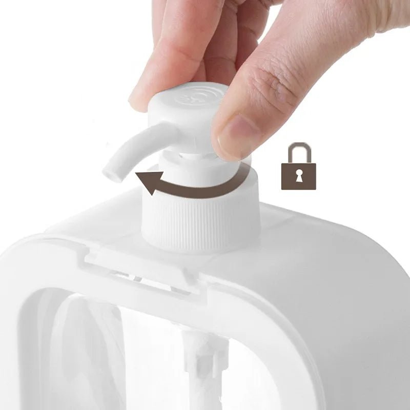 Refillable Soap Dispenser in Modern Design for Bathroom and Kitchen - Soap Dispenser - 17 cm - Oaksoho