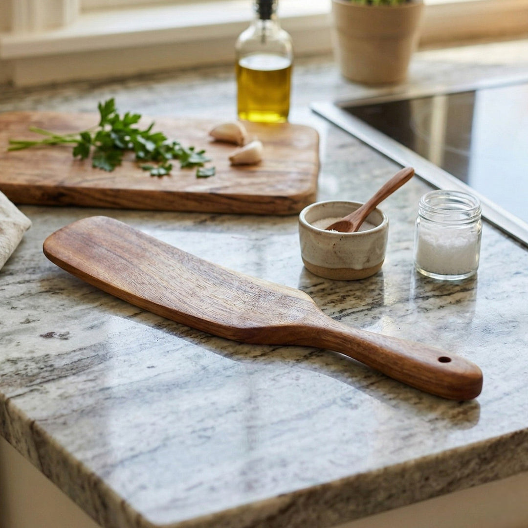 Robust Wooden Spatula - Wooden Spatula - Style 4 - Oaksoho