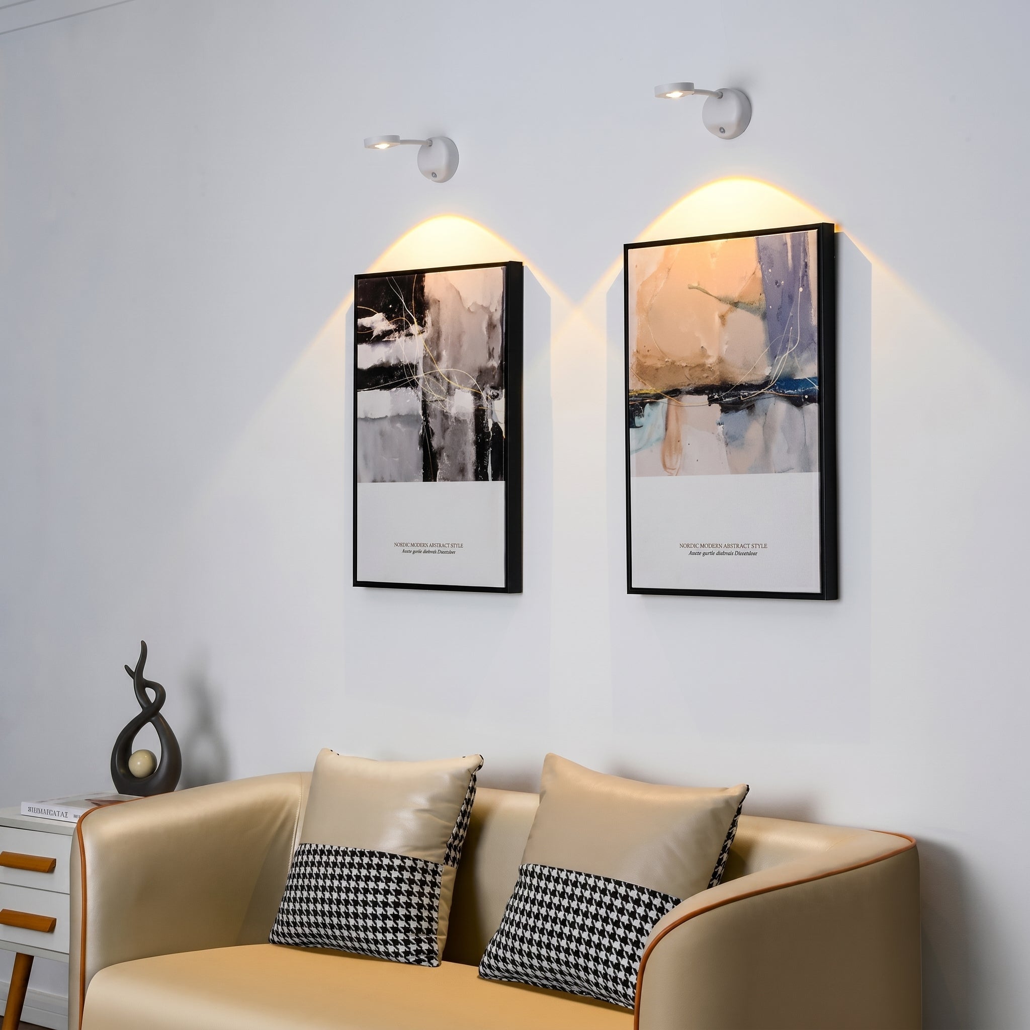 Rotatable LED Wall Spotlight for Paintings and Decoration - Wall Light - White - Oaksoho