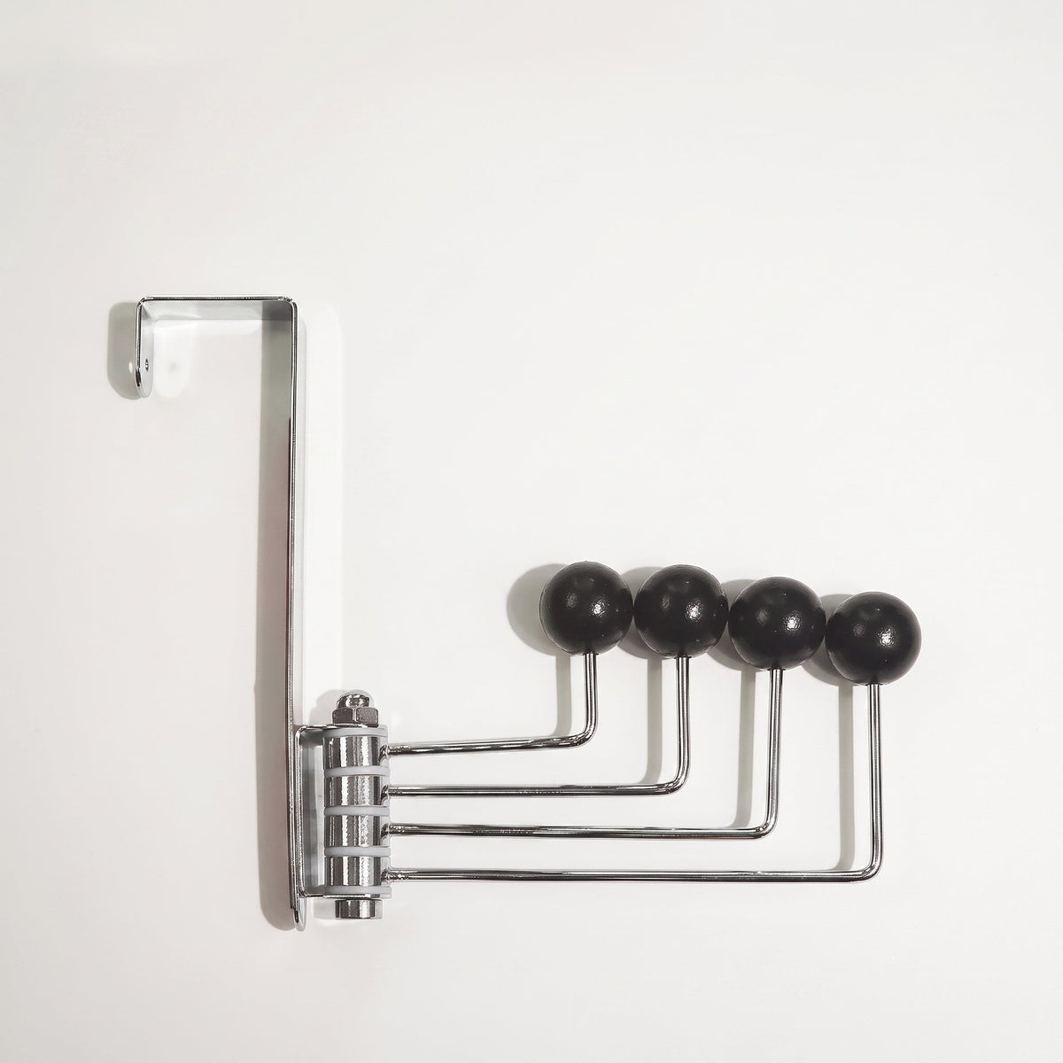 Rotatable Wall Hook with Ball Tips - Utility Hooks - Black - Oaksoho