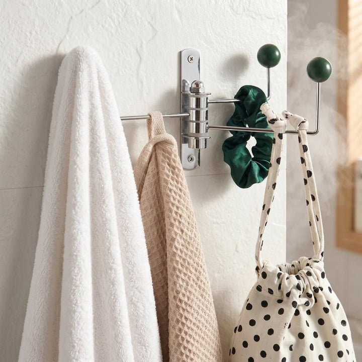 Rotatable Wall Hook with Ball Tips - Wall Hook - Red - Oaksoho