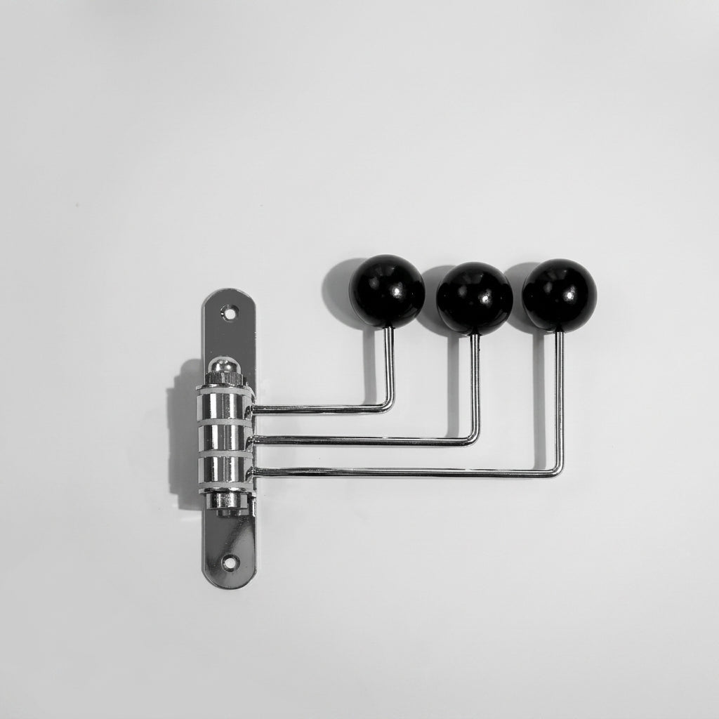 Rotatable Wall Hook with Ball Tips - Wall Hook - Black - Oaksoho