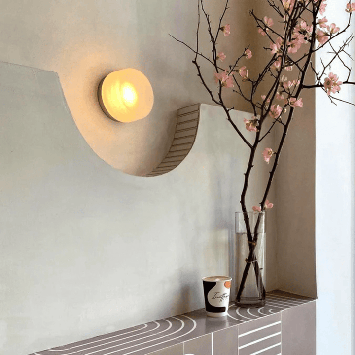 Round LED Wall Lamp for Hallway and Bedroom - Wall Lights - Style 1 - Oaksoho