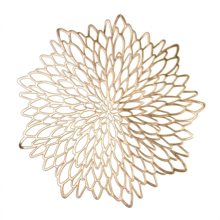 Round Placemat with Cut - Out Flower Pattern - Tischsets - Oaksoho