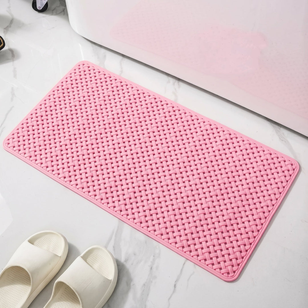Non-Slip Bath Mat with Textured Surface