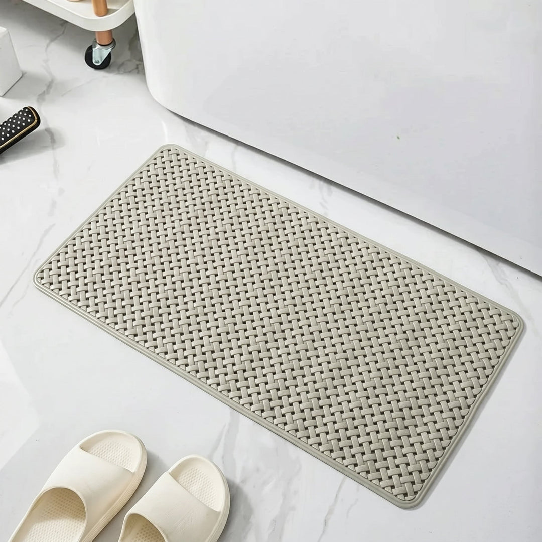Non-Slip Bath Mat with Textured Surface