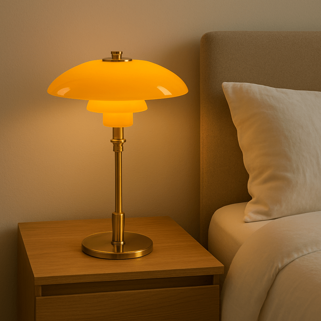 Scandinavian Design LED Table Lamp Modern Light Object - Tischlampen - Gold - Oaksoho