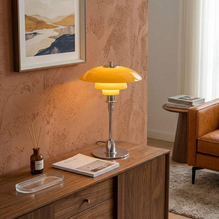 Scandinavian Design LED Table Lamp Modern Light Object - Tischlampen - Silver - Oaksoho