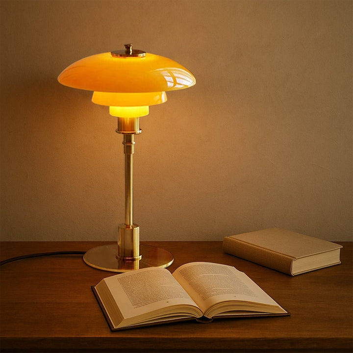 Scandinavian Design LED Table Lamp Modern Light Object - Tischlampen - Gold - Oaksoho