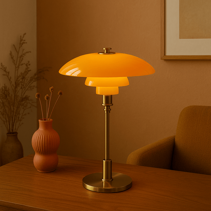 Scandinavian Design LED Table Lamp Modern Light Object - Tischlampen - Gold - Oaksoho