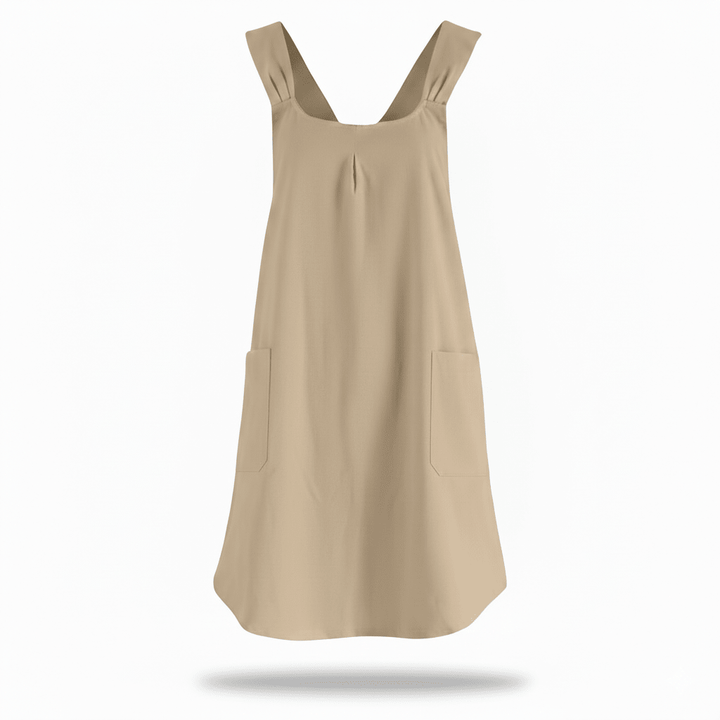 Apron Dress with Cross Back for Kitchen and Garden