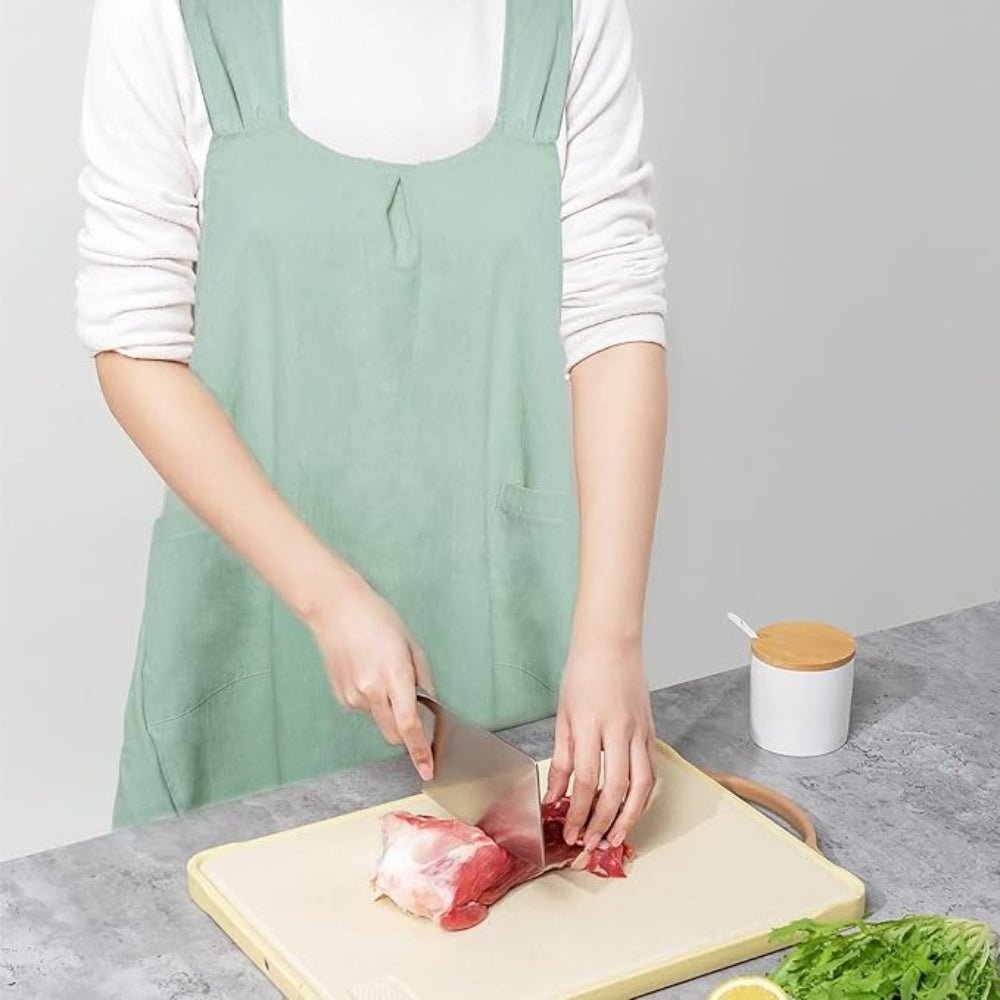 Apron Dress with Cross Back for Kitchen and Garden