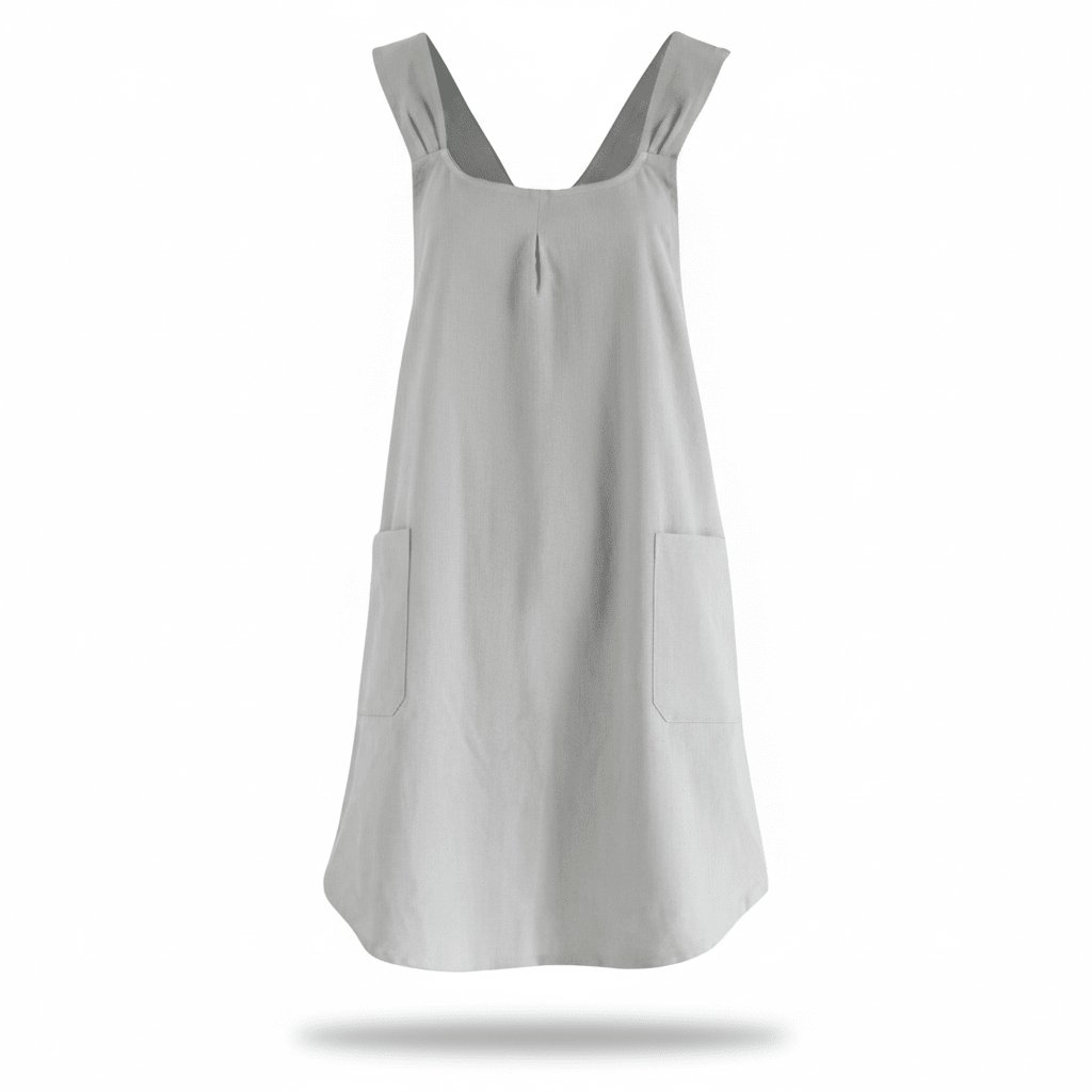 Apron Dress with Cross Back for Kitchen and Garden