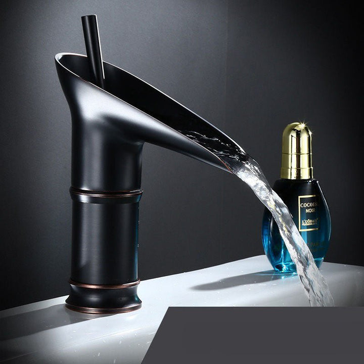 Single Handle Basin Tap - Faucet - Black - Oaksoho